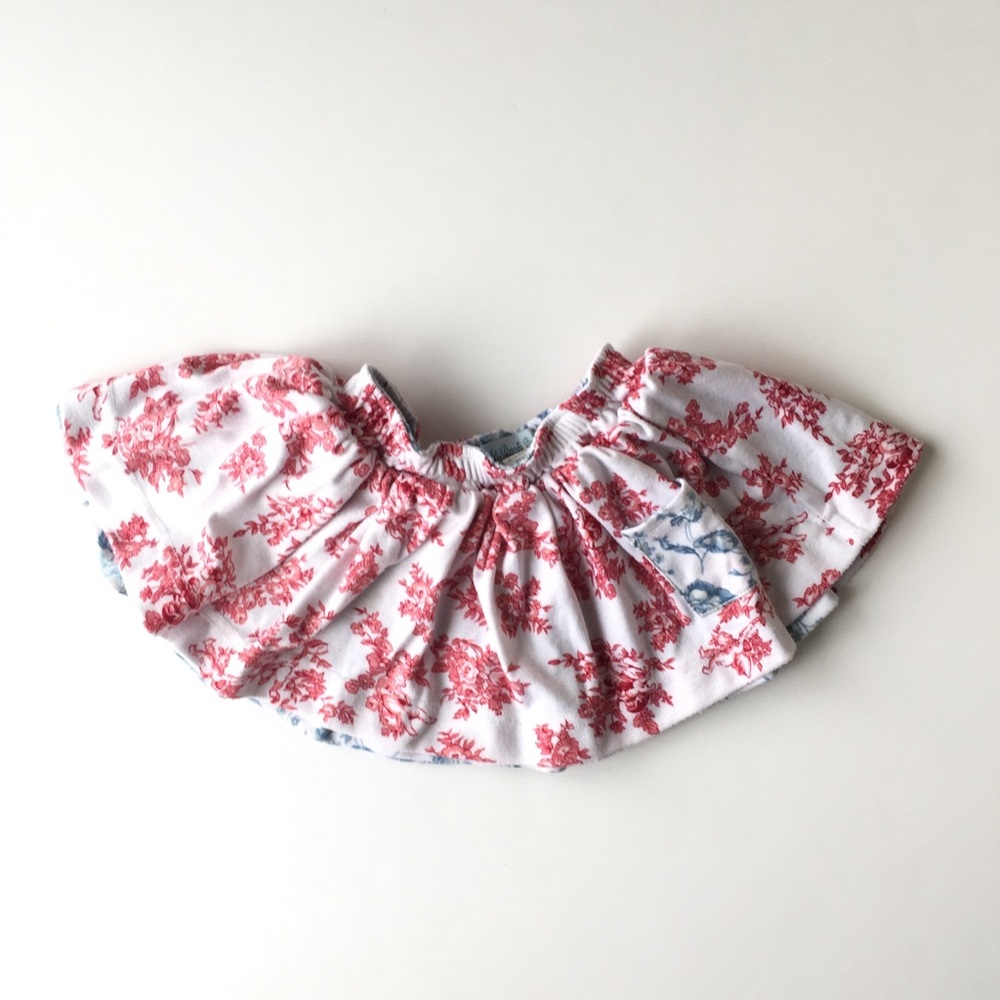Right Bank Babies 12 mo. reversible circle skirt.